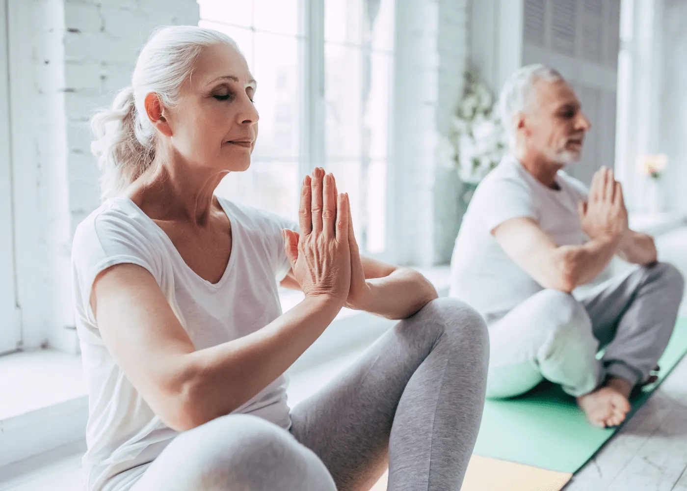 Soft natural light over a quiet movement studio space